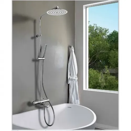 Душевая система PAINI Cox 250 мм, ультратонкий с термостатом, хром (CR)