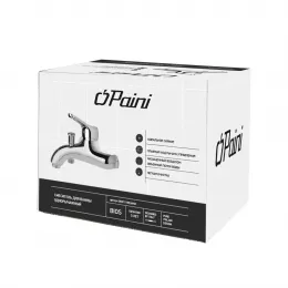 Смеситель для ванны PAINI Bios, хром (CR)