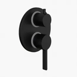 Смеситель для ванны PAINI Brera встраиваемый, черный брашированный PVD (PZ)