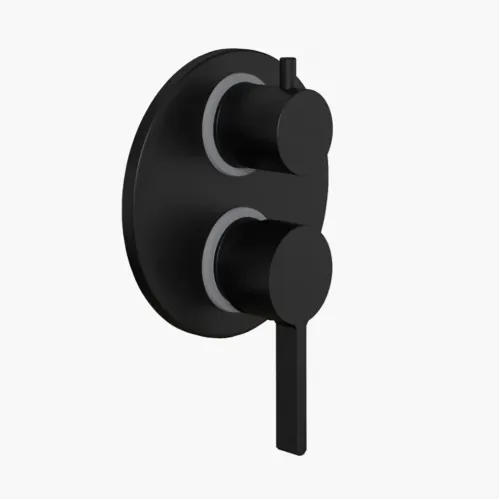 Смеситель для ванны PAINI Brera встраиваемый, черный брашированный PVD (PZ)