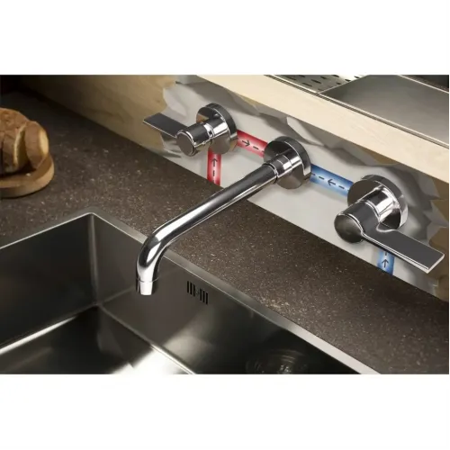 Смеситель для раковины PAINI ARENA встраиваемый, хром (CR)