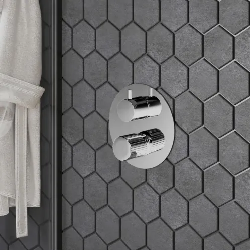 Смеситель для ванны PAINI Cox Grip встраиваемый, хром (CR)