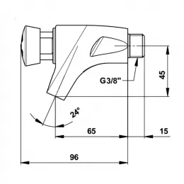 Кран порционный Presto 62120