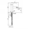 Смеситель для биде PAINI Brera без донного клапана, брашированное золото PVD (PJ)