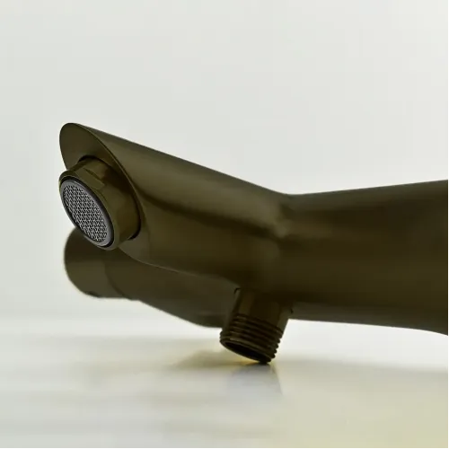 Смеситель для ванны PAINI Cox с термостатом, черный брашированный PVD (PZ)