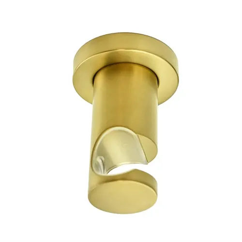 Держатель для лейки PAINI фиксированный, круглый, брашированное золото PVD