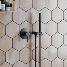 Смеситель для душа PAINI Brera встраиваемый, черный брашированный PVD (PZ)