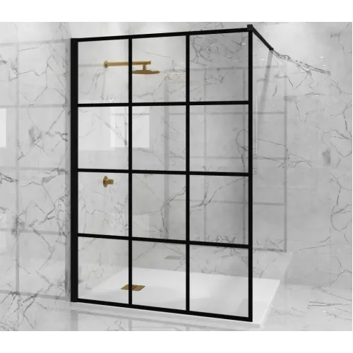 Душевая перегородка 100x195 рисунок решетка