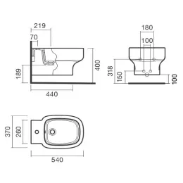 Биде подвесное Sanitana BE YOU