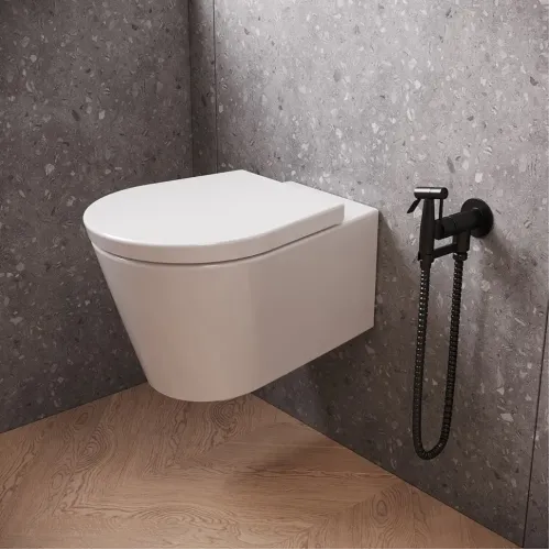 Гигиенический душ PAINI Isola встраиваемый, черный брашированный PVD (PZ)