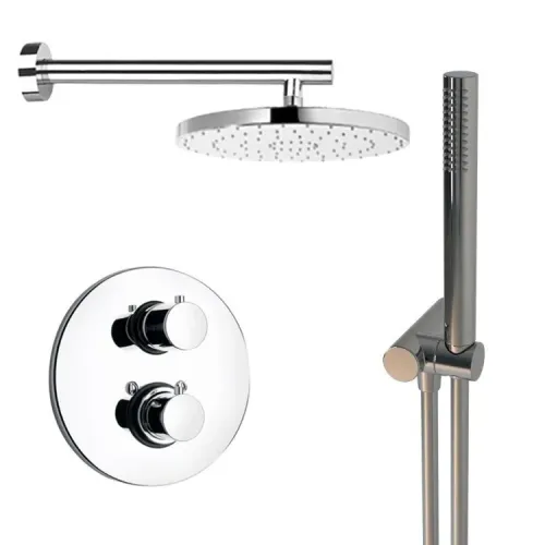 Комплект на 2 потребителя с термостатом Cox PAINI, для душа, хром