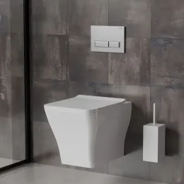 Клавиша двойного смыва URBATEC прямоугольные кнопки, матовый