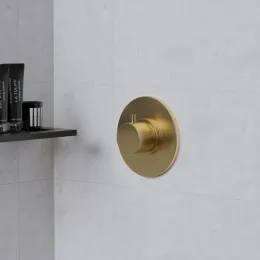 Встраиваемый дивертор PAINI Cox на 3 выхода, брашированное золото PVD (PJ)