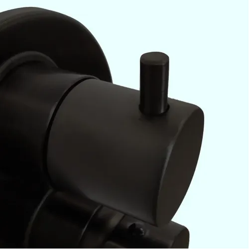 Смеситель для душа PAINI Nove встраиваемый c дивертором, черный (YO)