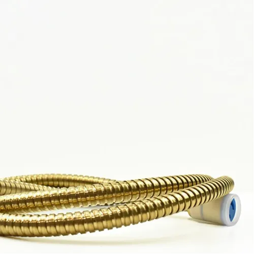 Шланг для душа PAINI металлический 150 см., золото брашированное PVD (PJ)
