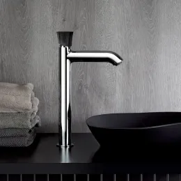 Смеситель для раковины PAINI Domus без донного клапана высокий, хром (CR)