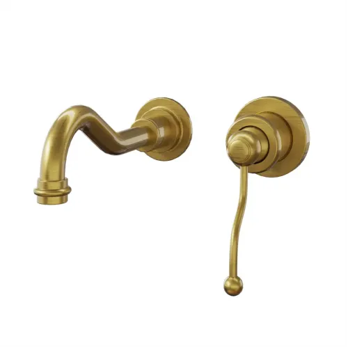 Смеситель для раковины PAINI Duomo встраиваемый, старая бронза (F3)