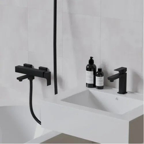 Смеситель для ванны PAINI Grazia без аксессуара, черный брашированный PVD (PZ)