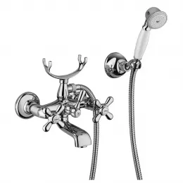 Смеситель для ванны PAINI Liberty с аксессуаром, хром (CR)