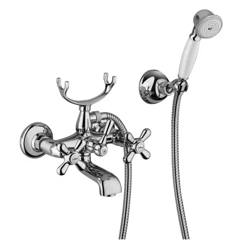 Смеситель для ванны PAINI Liberty с аксессуаром, хром (CR)