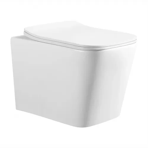 Унитаз подвесной URBATEC VIVA STYLE, безободковый, с сиденьем микролифт