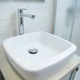 Смеситель для раковины PAINI Arena без донного клапана, высокий, хром (CR)