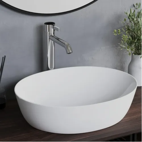 Смеситель для раковины PAINI Brera без донного клапана, высокий, хром (CR)