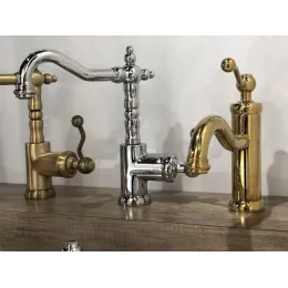 Смеситель для раковины PAINI Duomo, старая бронза (F3)