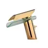 Смеситель для биде PAINI Morgana, золото, излив стекло, золото PVD (OP)