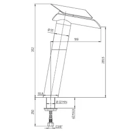 Смеситель для кухни PAINI Morgana, никель, никель PVD (PW)