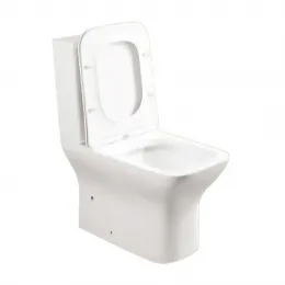 Унитаз-компакт URBATEC GRAZIA BTW, безободковый, с сиденьем микролифт, выпуск универсальный