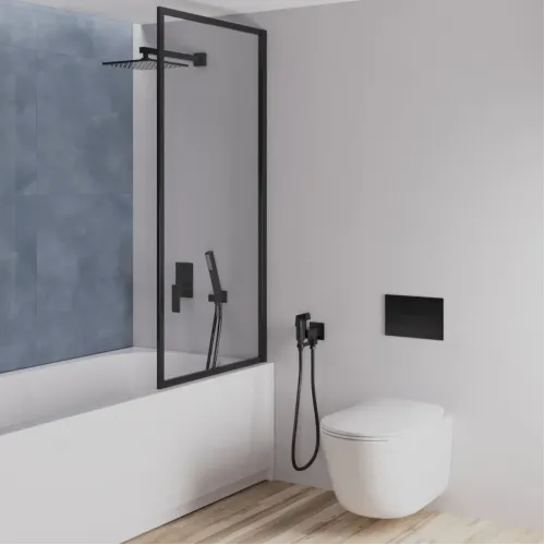 Душевой набор PAINI Grazia для встраиваемого смесителя, черный брашированный PVD (PZ)