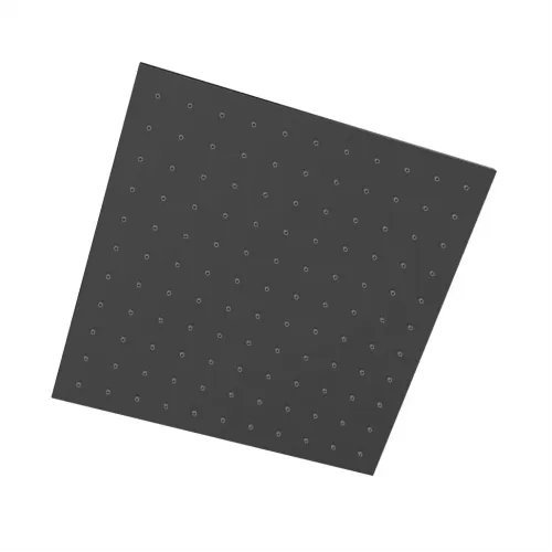 Верхний душ PAINI 300 мм, квадратный, черный брашированный PVD (PZ)