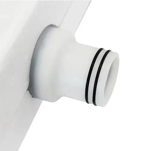 Встраиваемый бачок URBATEC для приставного унитаза, с клавишей квадрат, белый