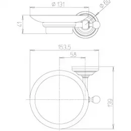 Мыльница PAINI Duomo, хром (CR)