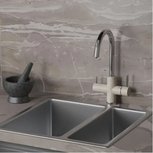 Смеситель для кухни на 3 воды, PAINI Cox, GRANITE SAHARA