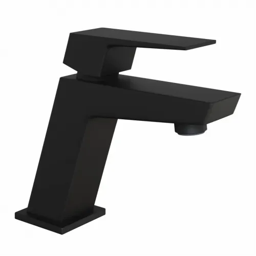 Смеситель для раковины PAINI Torre без донного клапана, черный (YO)