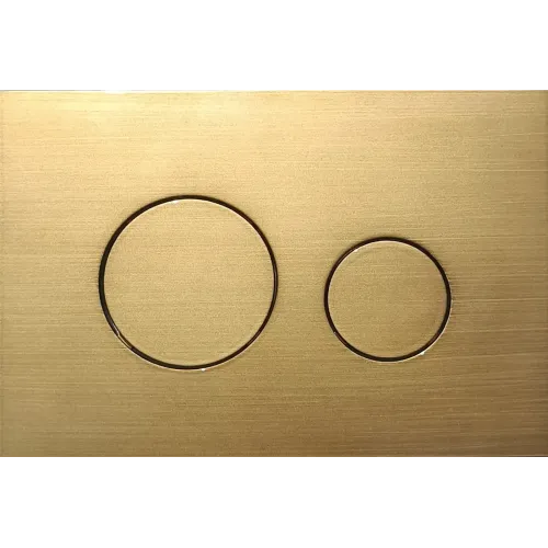 TCprofi TC92BR CRAFT Панель смыва с двумя клавишами для инсталляции TECE, серия Loop, цвет бронза состаренная