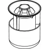 TECE 3695006 TECEdrainpoint S Стакан гидрозатвора с мембраной для трапов DN 100