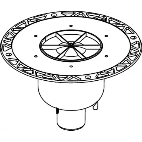 TECE 3601600 TECEdrainpoint S Сифон DN 50, вертикальный с универсальным фланцем Seal System