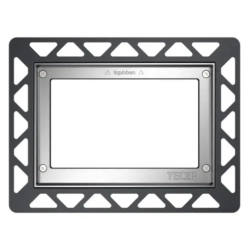 TECE 9240644 TECE Аксессуары Монтажная рамка для монтажа на уровне стены, материал металл, цвет металлический глянцевый