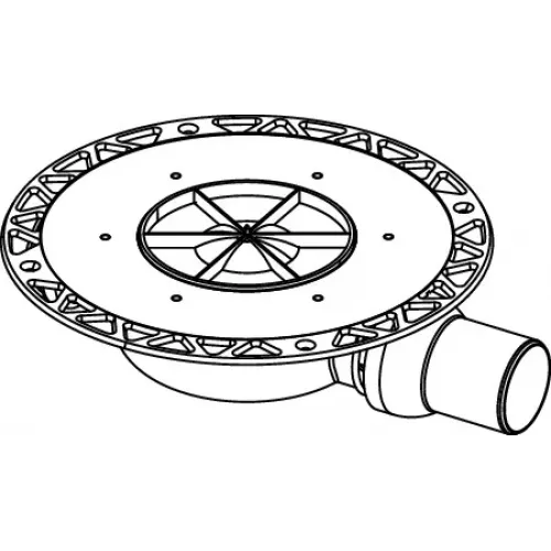 TECE 3601400 TECEdrainpoint S Сифон DN 50, низкий, с универсальным фланцем Seal System