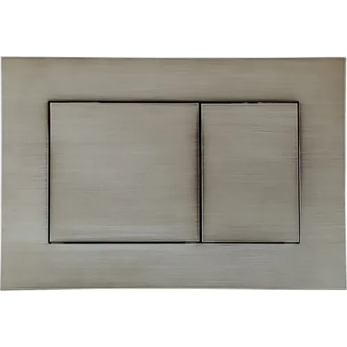 TCprofi TC42AGO CRAFT Панель смыва с двумя клавишами для инсталляции TECE, серия Now, цвет серебро состаренное