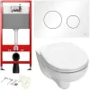 TECE K440920.WC1 TECbase Полный комплект 5 в 1 для установки подвесного унитаз с крышкой/сиденьема, панельбелая, унитаз с крышкой/сиденьем V04