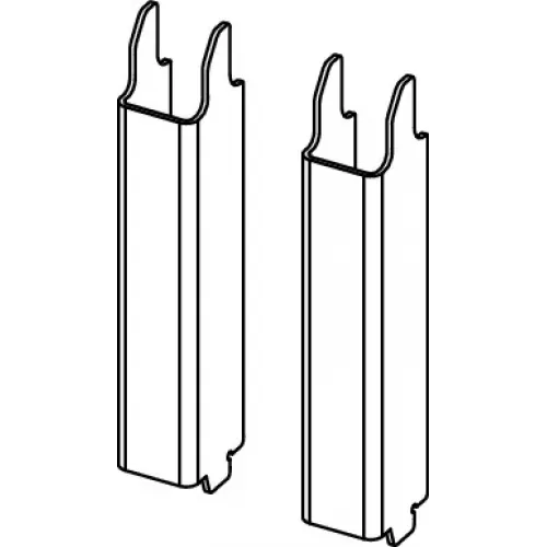 TECE 9041029 TECEprofil Комплект стальных кронштейнов для унитазов с уменьшенной опорной поверхностью