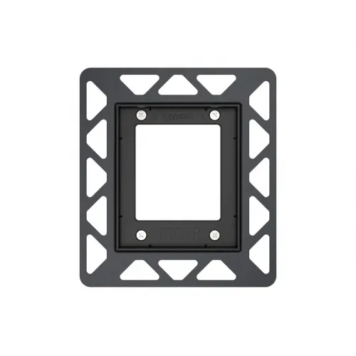 TECE 9242647 TECE Аксессуары Монтажная рамка для установки панелей смыва писсуара на уровне стены, материал пластик, цвет черный
