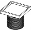 TECE 3660011 TECEdrainpoint S Основа для плитки S "plate", 150 мм, нержавеющая сталь, в стальной рамке, с монтажным элементом