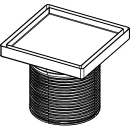 TECE 3660011 TECEdrainpoint S Основа для плитки S "plate", 150 мм, нержавеющая сталь, в стальной рамке, с монтажным элементом