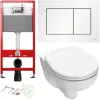 TECE K440417.WC1 TECbase Полный комплект 5 в 1 для установки подвесного унитаз с крышкой/сиденьема, панель белая матовая, унитаз с крышкой/сиденьем V05