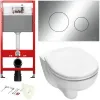 TECE K440921.WC1 TECbase Полный комплект 5 в 1 для установки подвесного унитаз с крышкой/сиденьема, панельхром глянцевый, унитаз с крышкой/сиденьем V04